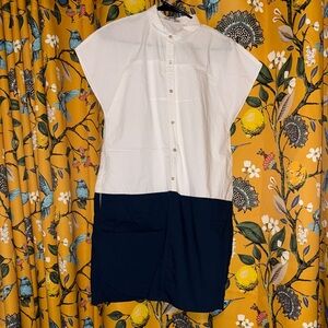 Madewell White Button-Up Shirt